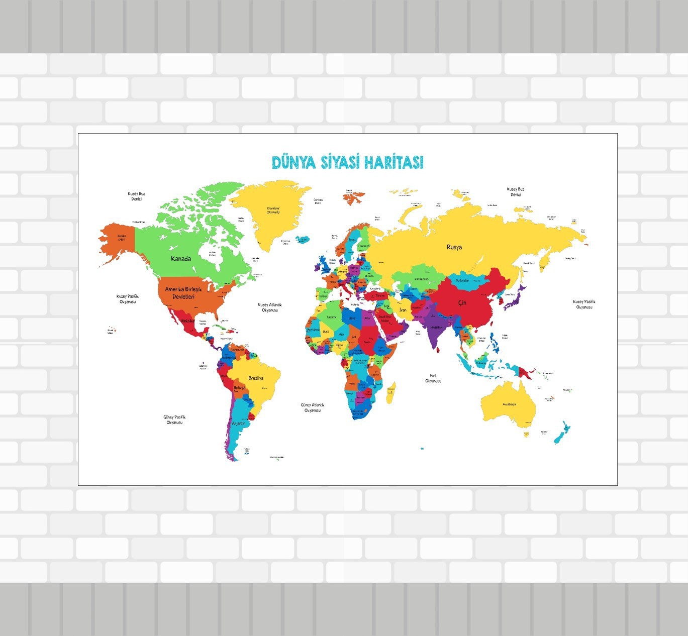 Dünya Siyasi Haritası 3