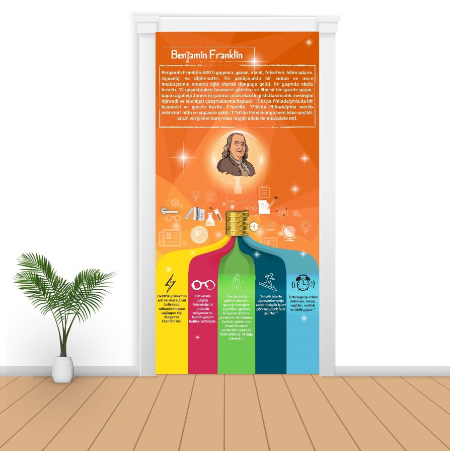 Kapı Giydirme Benjamin Franklin