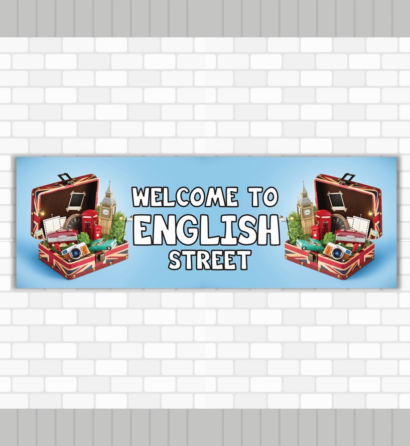 İngilizce Sokağı Kiriş Yazısı 3