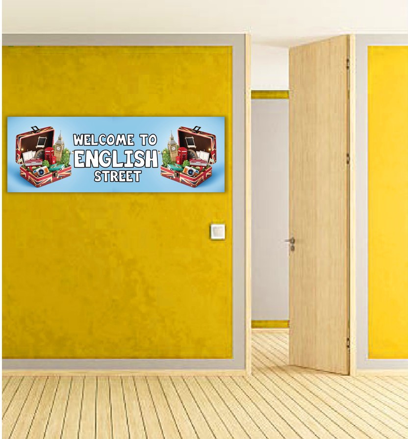 İngilizce Sokağı Kiriş Yazısı 3