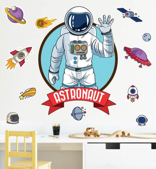 Astronot ve Uzay Stickerları