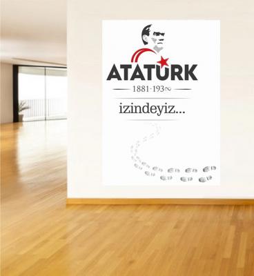 Atatürk Posteri Duvar Giydirme