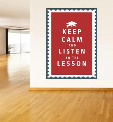 Keep Calm İngilizce Poster 1