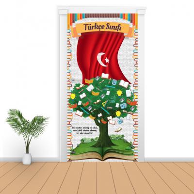 Türkçe Sınıfı Kapı Giydirme