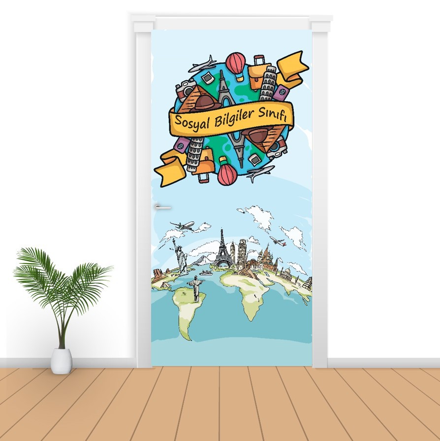 Kapı Giydirme Sosyal Bilgiler Sınıfı  K19