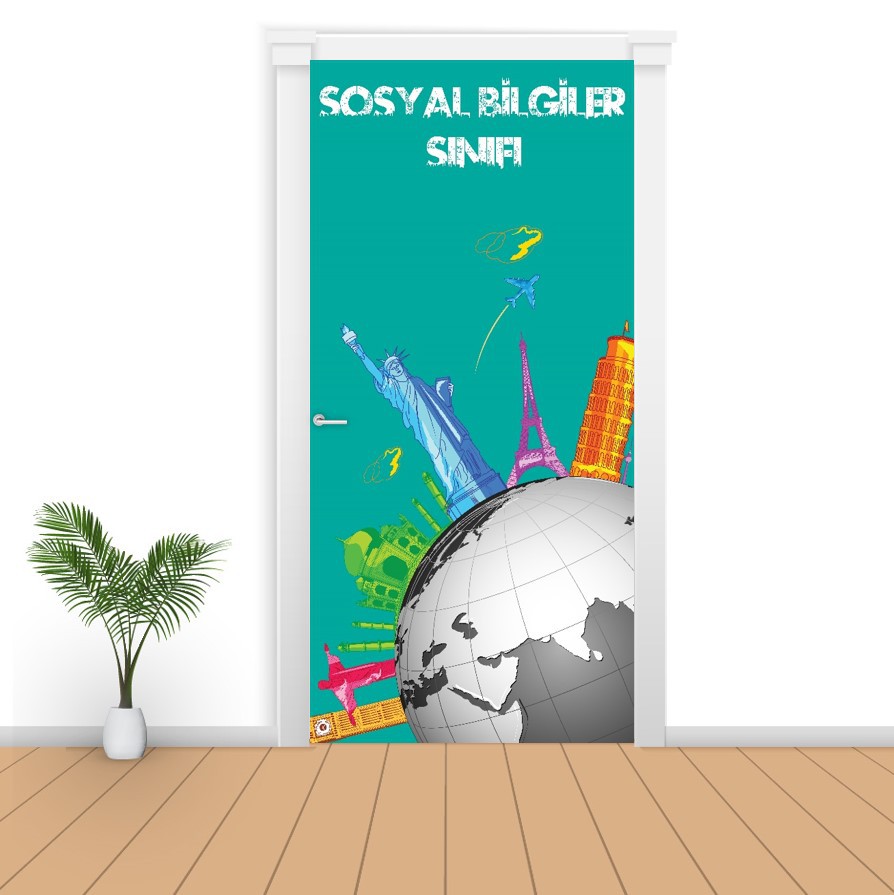 Kapı Giydirme Sosyal Bilgiler Sınıfı  K18