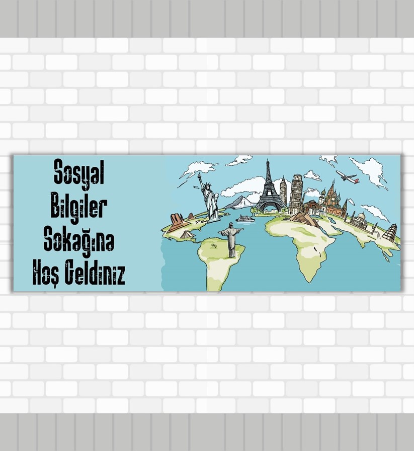 Sosyal Bilgiler Sokağı Kiriş Yazısı 4