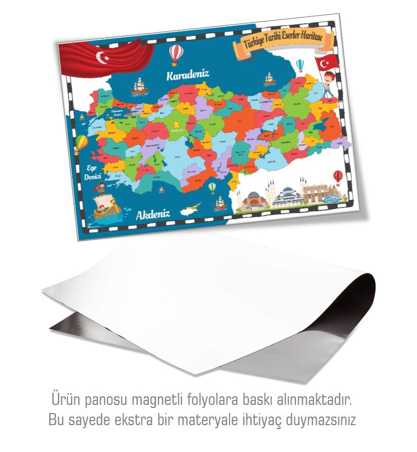 Manyetik Puzzle Türkiye Tarihi Eserler ve Doğal